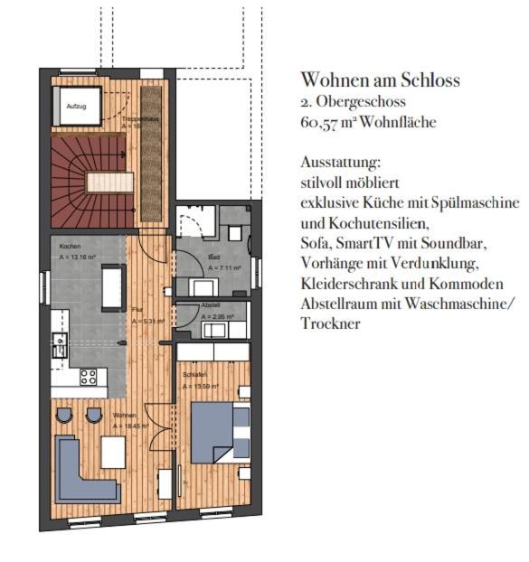 Wohnen Am Schlossplatz Oldenburgアパートメント 部屋 写真